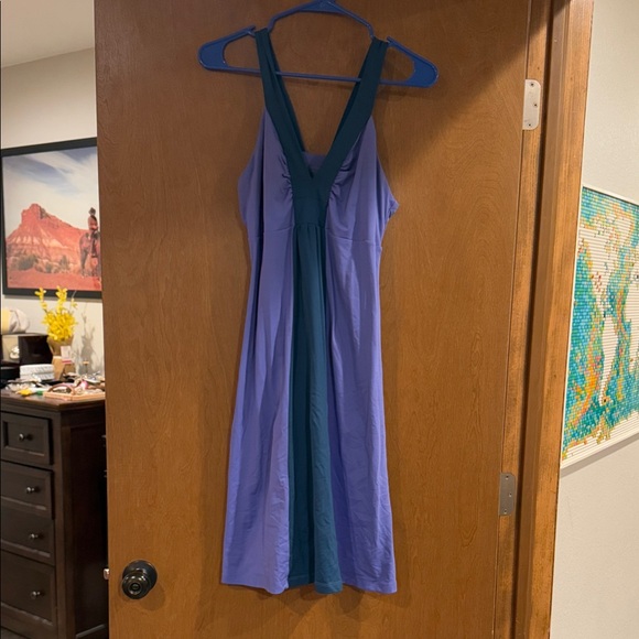 Patagonia Purple and Teal Midi Dress - Picture 2 of 6